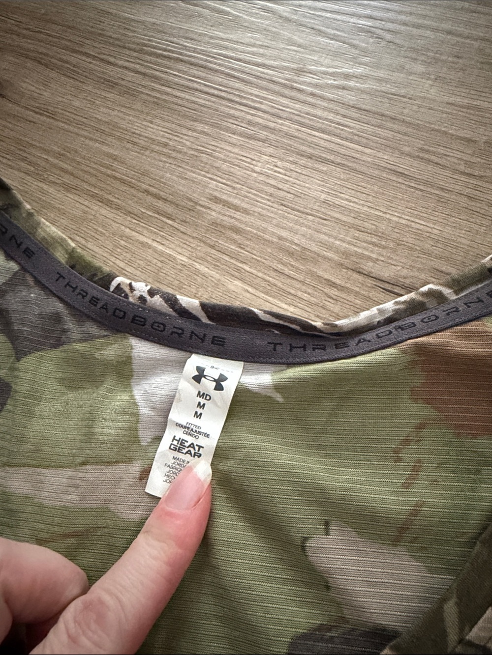 Under Armour Women’s Threadborne Ridge Reaper Forest Camo Shirt Hat Neck Gaiter - Picture 2 of 7
